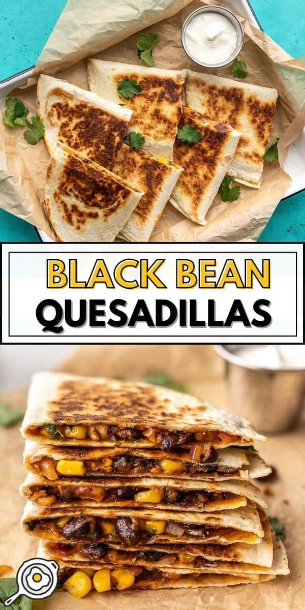 Hearty Black Bean Quesadillas