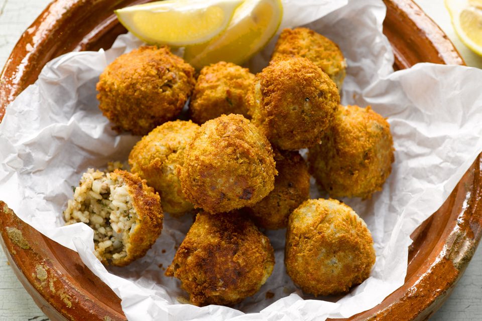 Lamb arancini