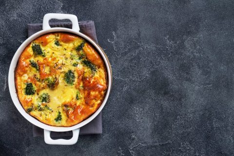 Baked Omelette with Broccoli