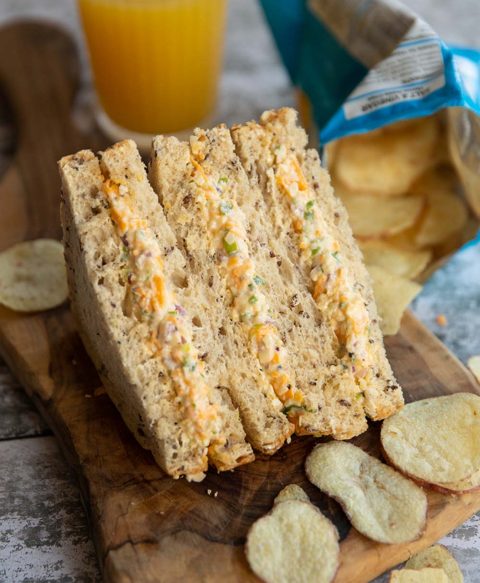 Classic Cheese and Onion Sandwich