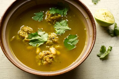Gondi (Iranian Chicken Dumpling Soup)