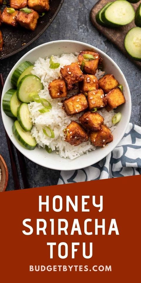 Honey Sriracha Tofu
