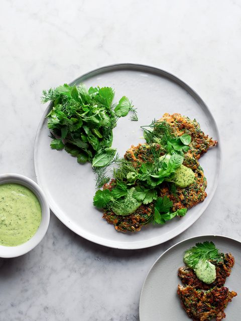 Iranian herb fritters